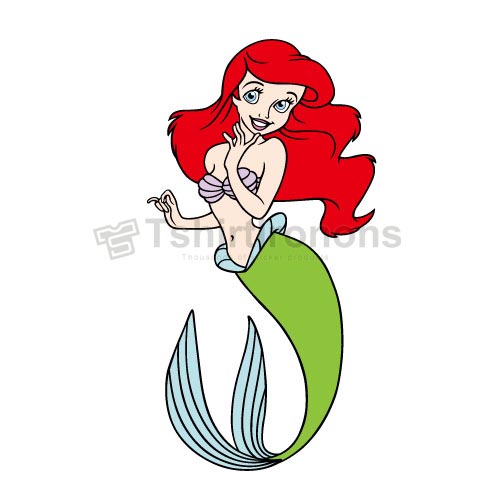 Little Mermaid T-shirts Iron On Transfers N3867